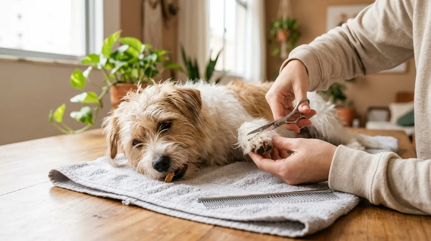 Tosa higiênica em casa: passo a passo seguro para seu cachorro